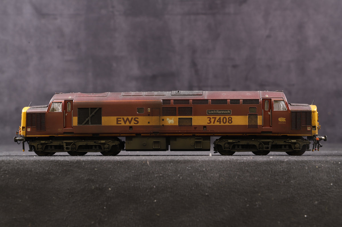 ViTrains OO Class 37 &#39;37408&#39; &#39;Loch Rannoch&#39; EWS Weathered Renamed &amp; Renumbered