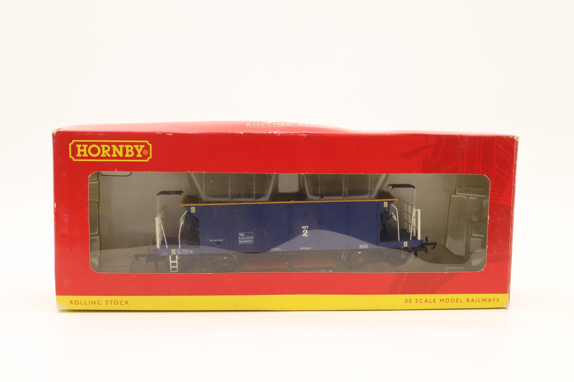 Hornby OO R6287A x2 Rake of 2 YGB Seacows in Mainline Blue
