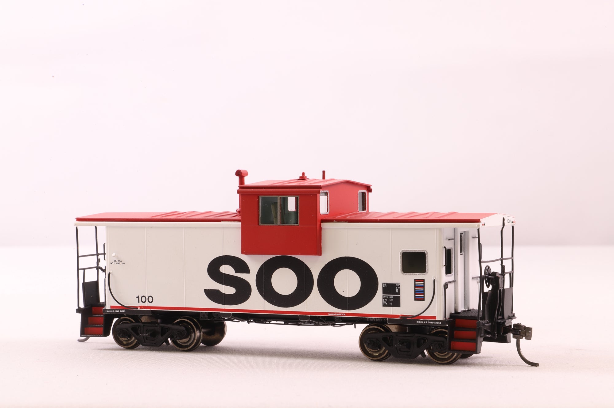 Overland Models HO Brass OMI-4253.1 Caboose SOO '100'