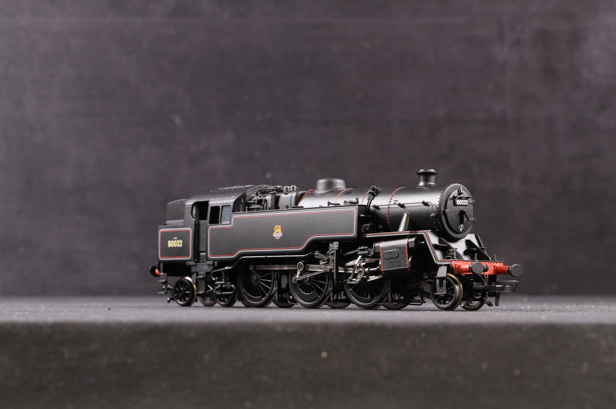 Bachmann OO 32-352 Standard Class 4MT Tank &#39;80032 BR Lined Black Early Emblem