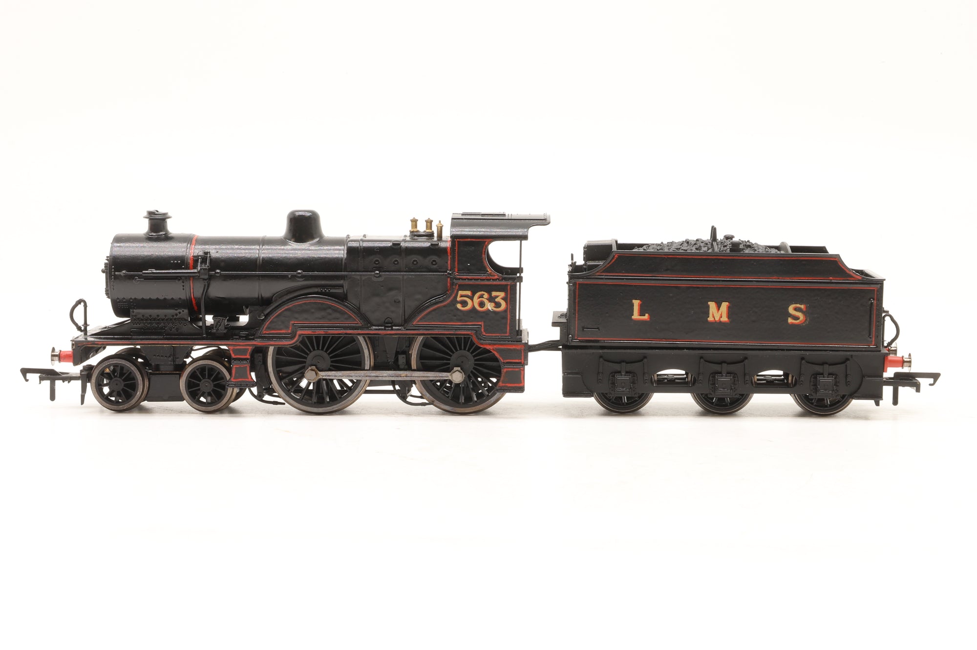 Hornby OO R3029 Class 2P '563' Renumbered & Glossed LMS Lined Black