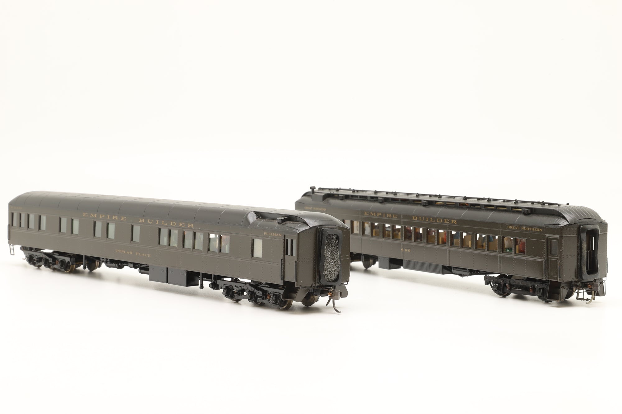 Oriental Limited HO Brass Rake of 11 Great Northern Coaches
