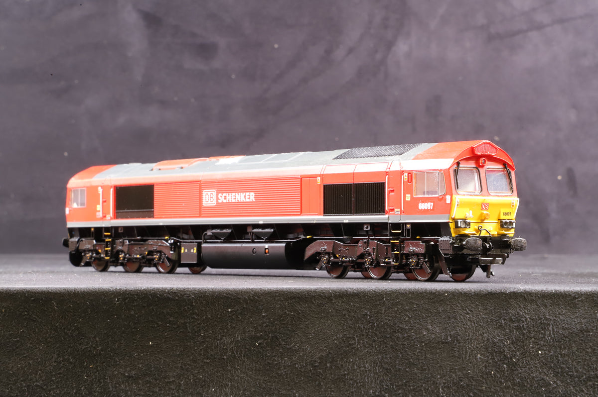 Bachmann OO 32-734 Class 66 &#39;66097&#39; Renumbered DB Schenker, DCC Sound