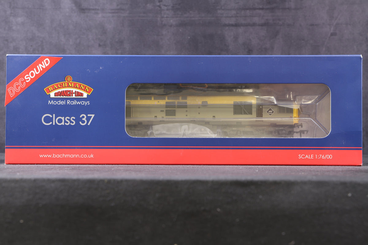 Bachmann OO 32-785DS Class 37/0 37254 in BR Departmental Civil Link Dutch Livery Weathered &amp; DCC Sound Fitted