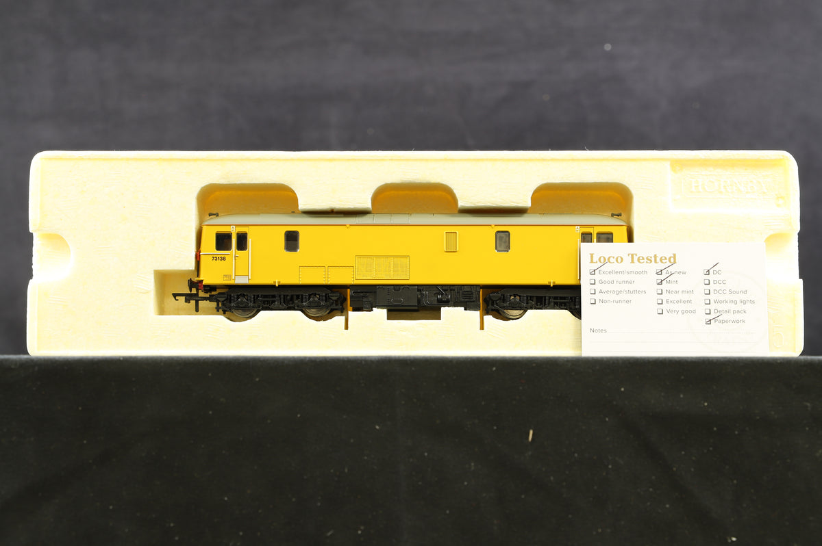 Hornby OO R3136 Network Rail Class 73 &#39;73138&#39;