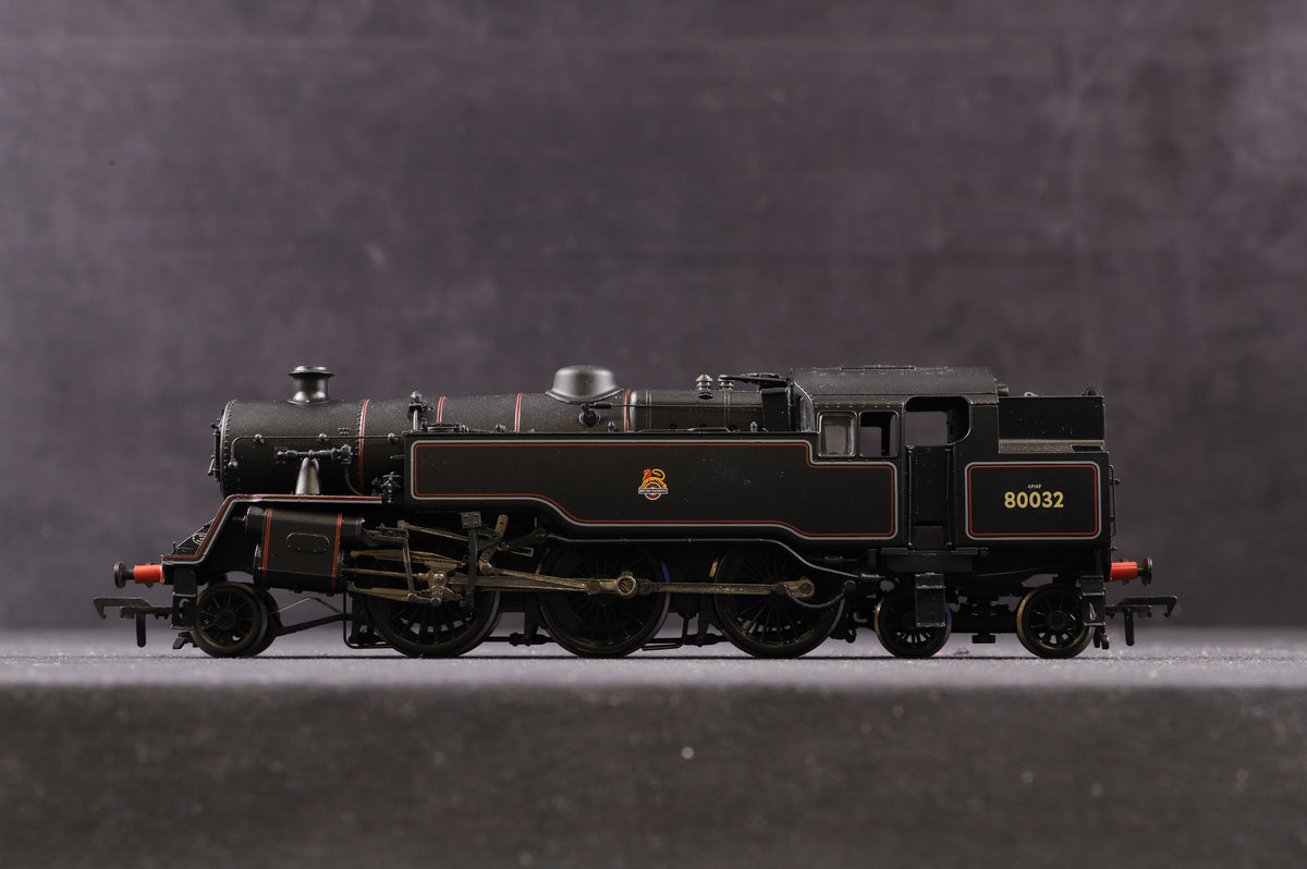 Bachmann OO 32-352 Standard Class 4MT Tank &#39;80032 BR Lined Black Early Emblem