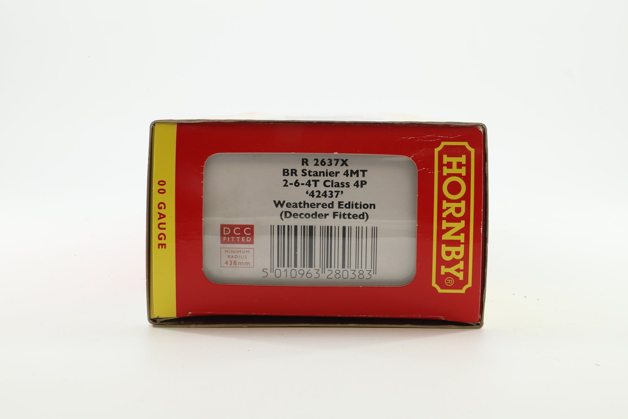 Hornby OO R2637X Class 4P 42437 in Lined BR Black w/ Late Crests - Weathered