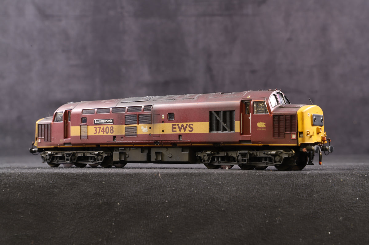 ViTrains OO Class 37 &#39;37408&#39; &#39;Loch Rannoch&#39; EWS Weathered Renamed &amp; Renumbered