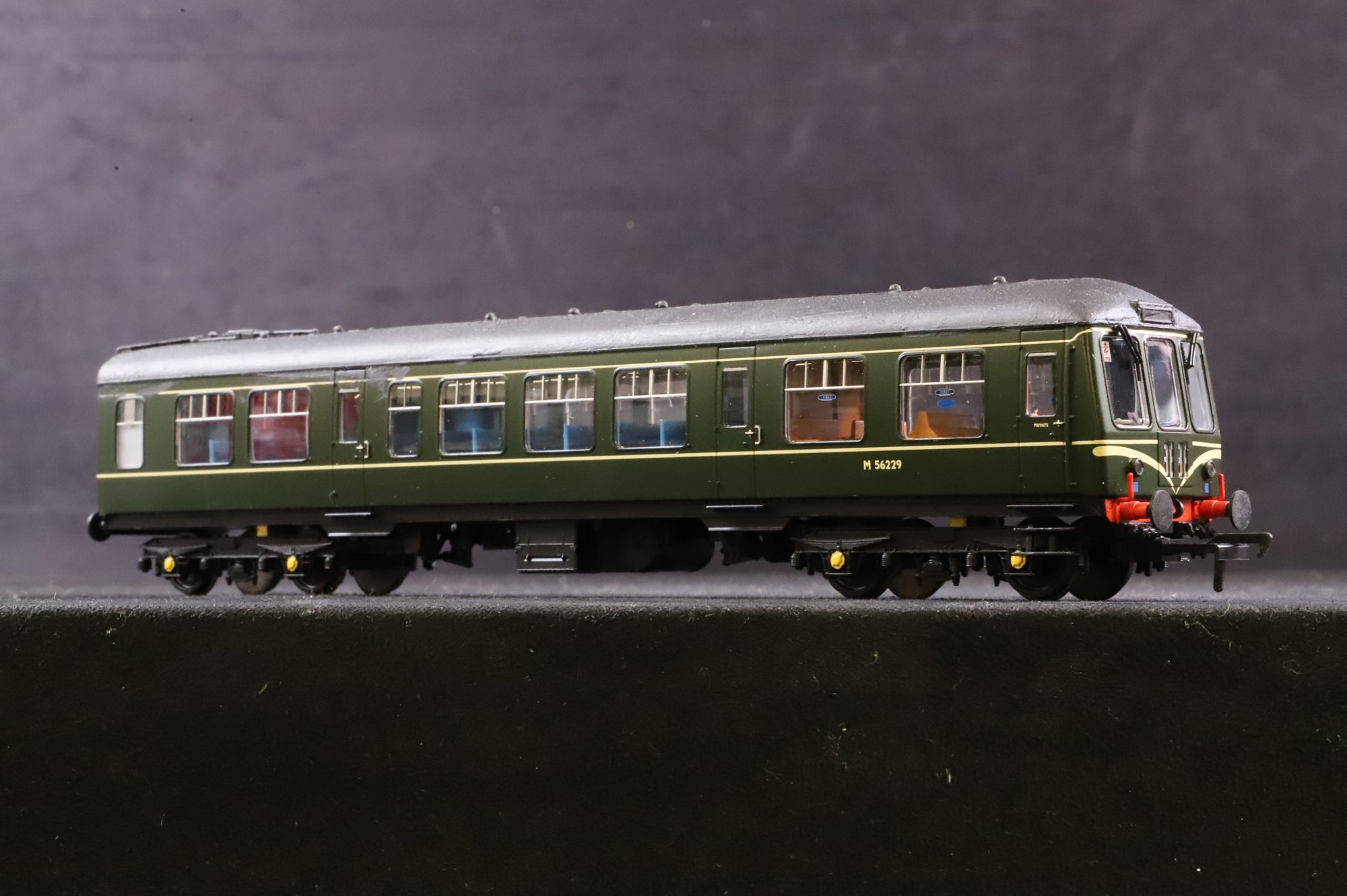 Bachmann WORKSHOP OO 32-900C Class 108 2 Car DMU BR Green Speed Whiskers Weathered