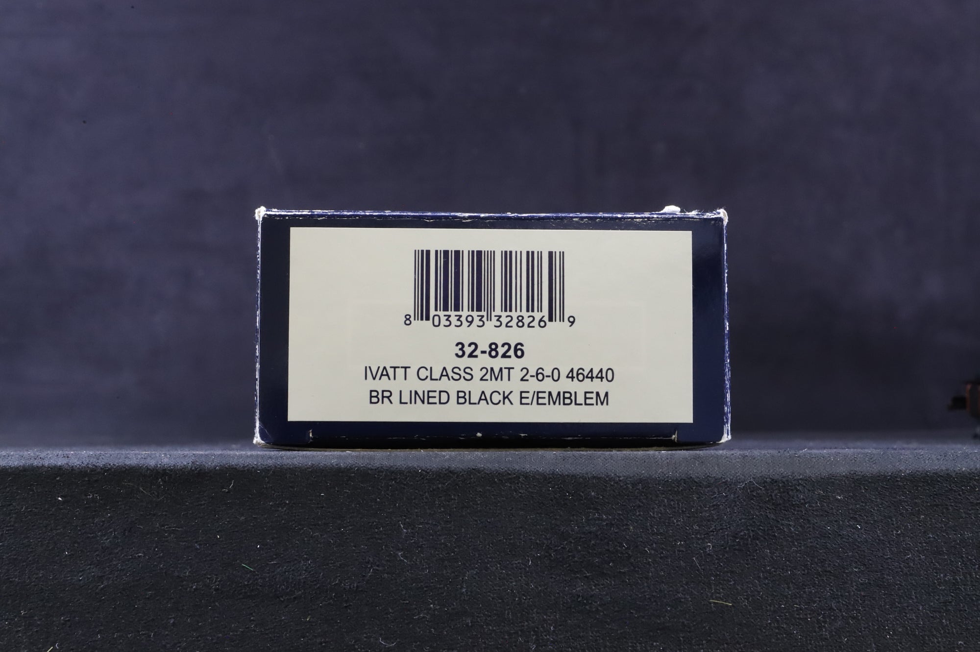 Bachmann OO 32-826 Ivatt Class 2MT 46440 in Lined BR Black w/ Early Crests