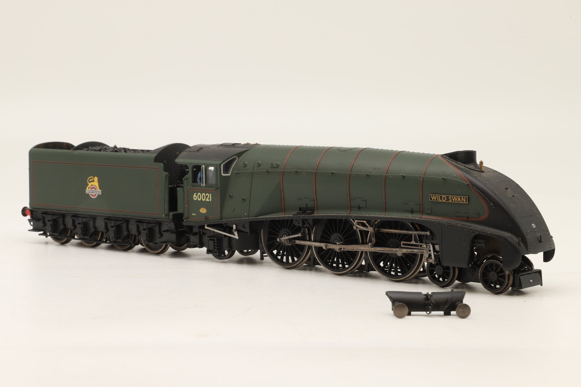 WORKSHOP Hornby OO R2615 Class A4 '60021' 'Wild Swan' BR Lined Green L/C DCC Fitted