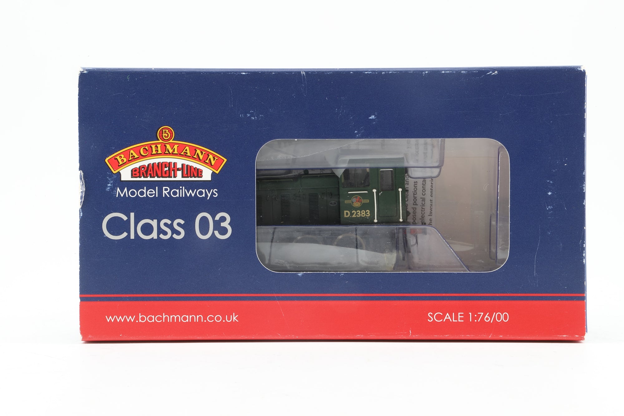 Bachmann OO 31-364 Class 03 Diesel Shunter D2383 BR Green, Weathered, DCC Fitted