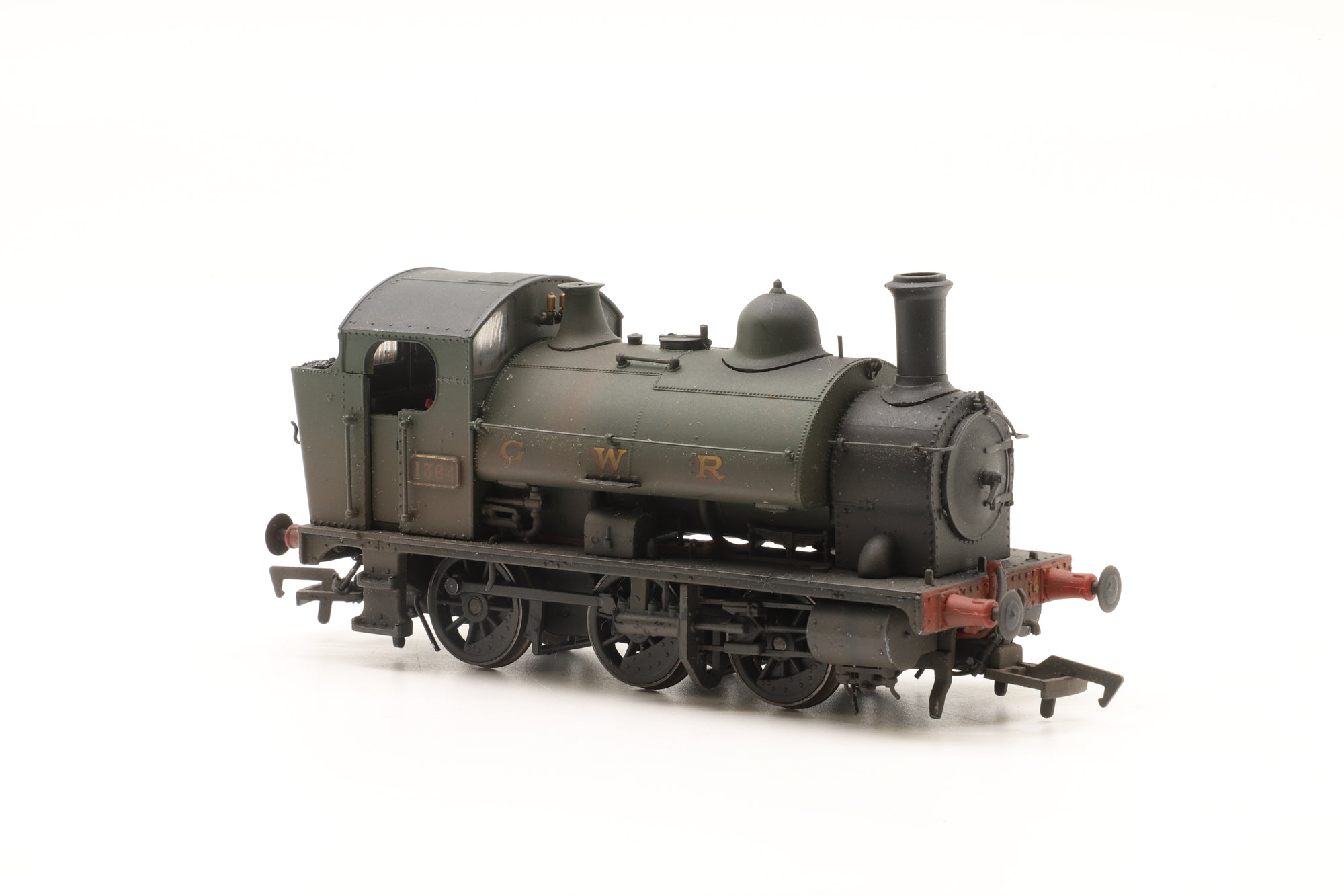 Heljan OO 1302 GWR 0-6-0ST 1364 in GWR Green – Weathered