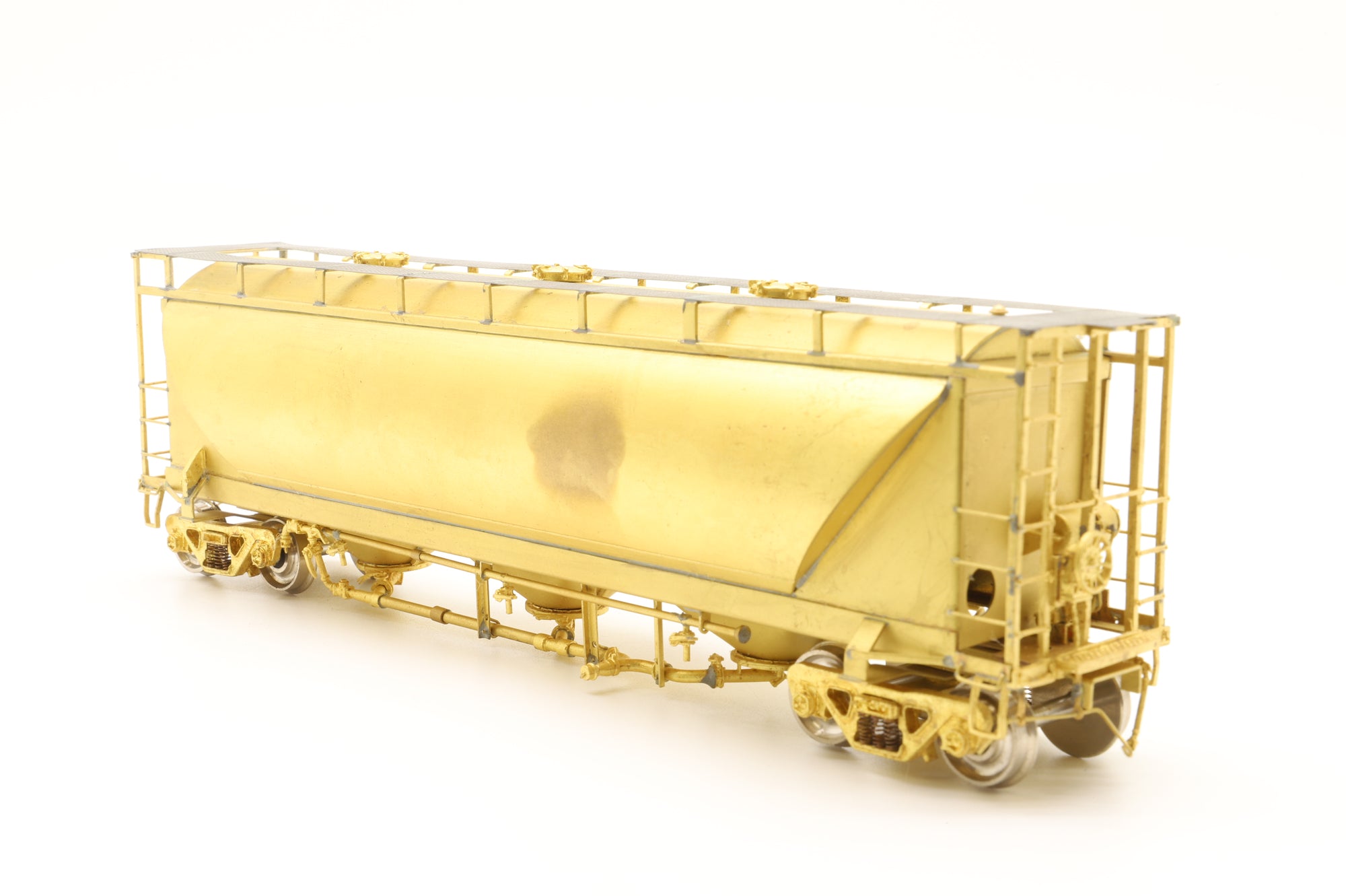 Overland Models HO Brass 3001 NA PD3000 Covered Hopper Unpainted