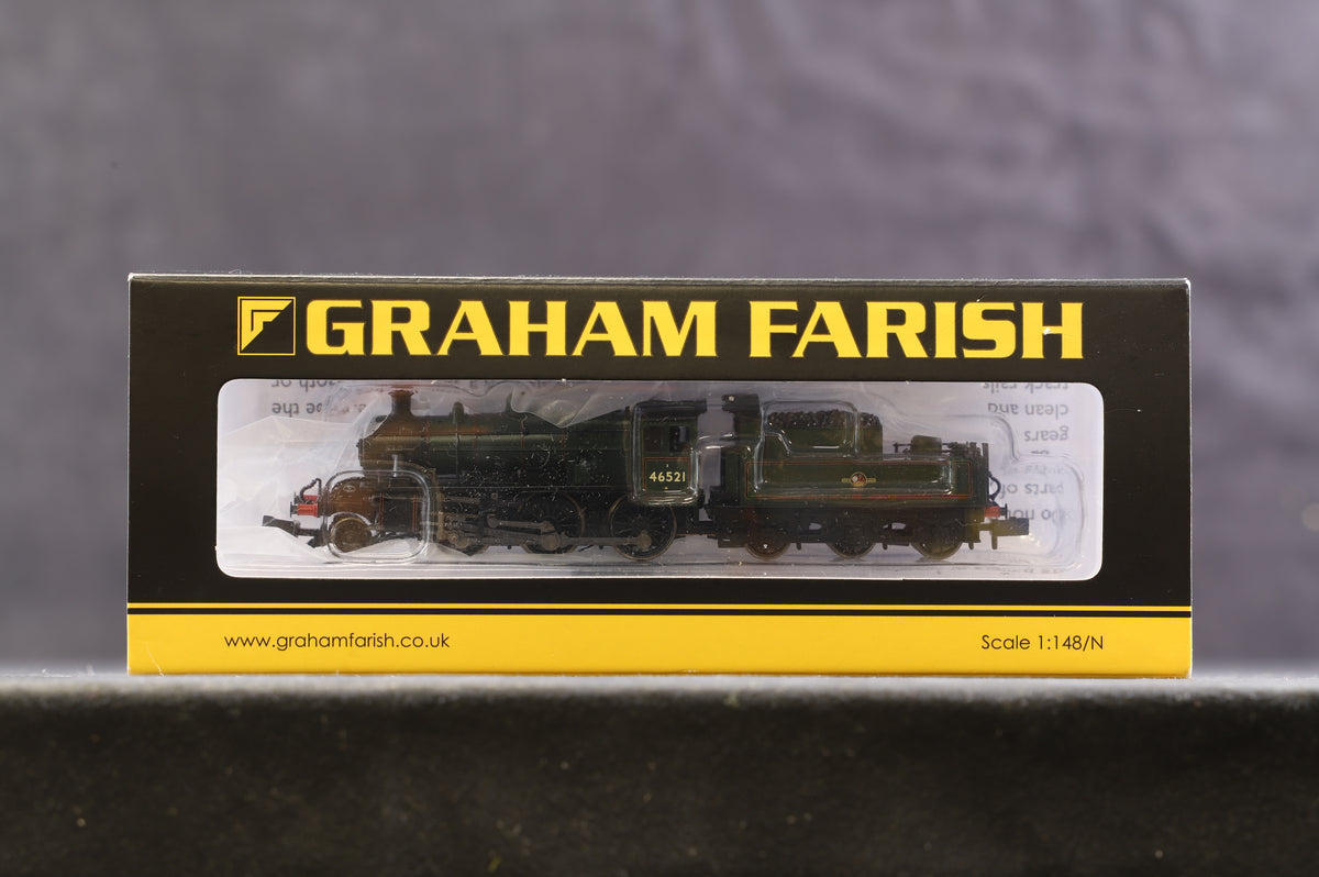 Graham Farish N 372-625 Ivatt Class 2MT 2-6-0 &#39;46521&#39; BR Green L/C