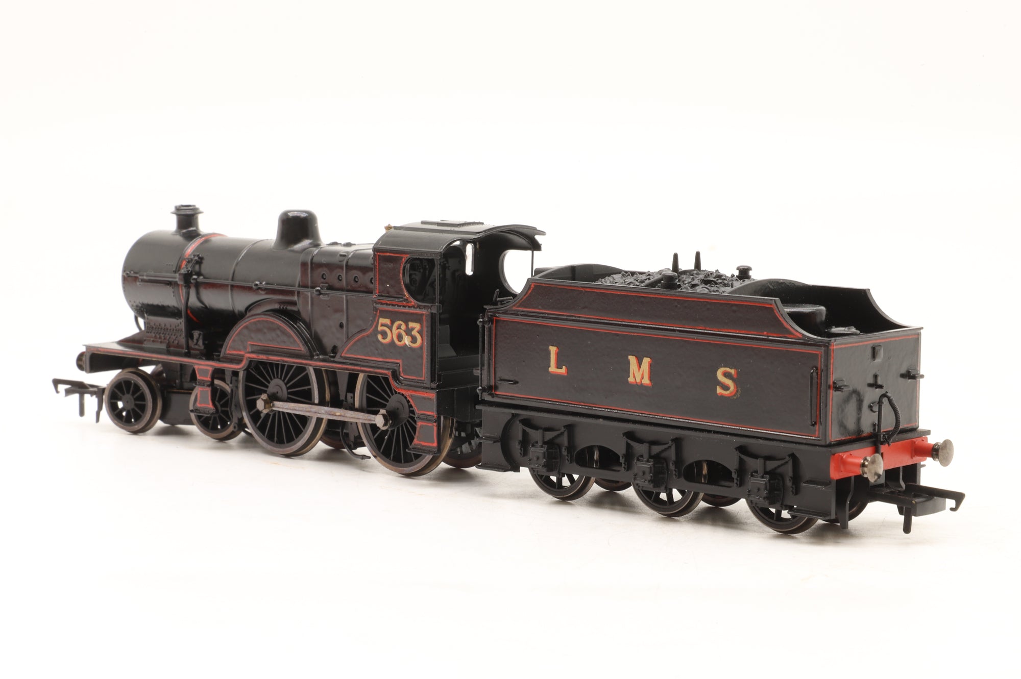 Hornby OO R3029 Class 2P '563' Renumbered & Glossed LMS Lined Black
