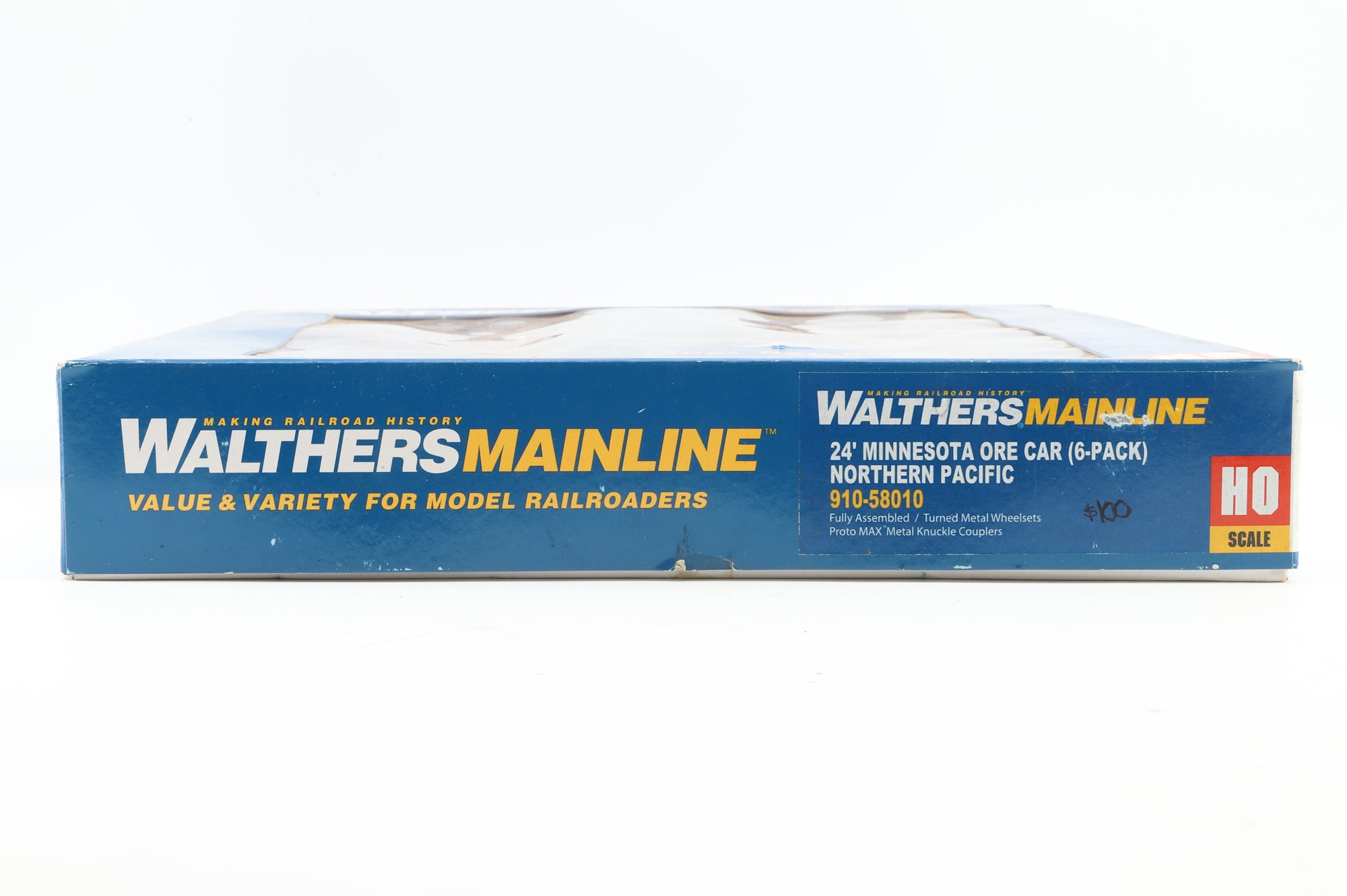 Walthers HO 910-58010 6-Pack of Minnesota Ore Cars in Plain Brown - Pro-Customised