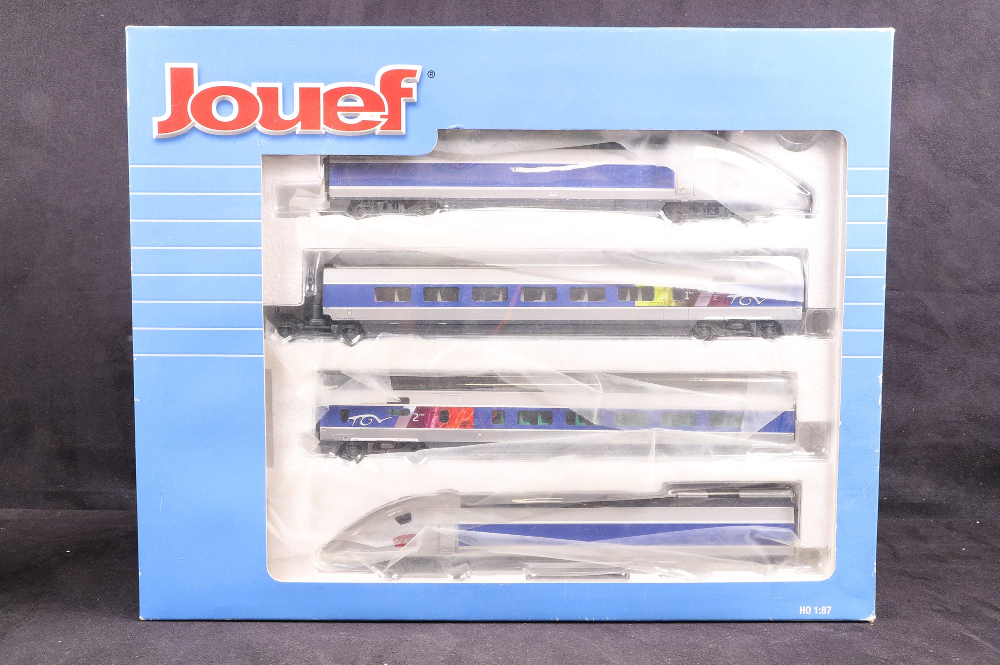 Jouef HJ1025 20th Anniversary TGV set, used, in box, mostly complete, see  pics