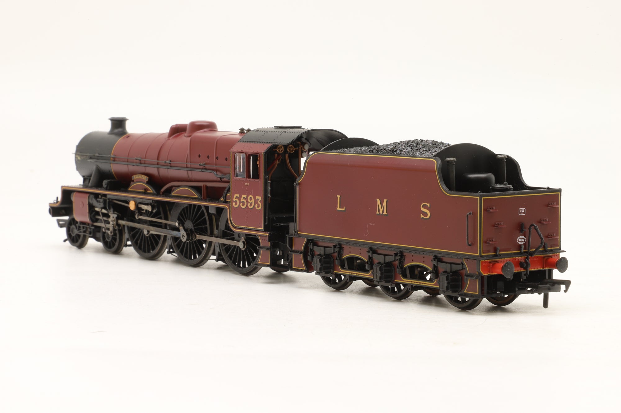 Bachmann OO 31-175K Jubilee Class 5593 'Kolaphur' Stanier Tender LMS Crimson, Bachmann Collectors' Club