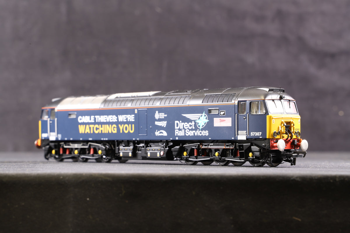 Bachmann OO 32-763K Class 57 &#39;57307&#39; &#39;Lady Penelope&#39; DRS &#39;Cable Thieves: We&#39;re Watching You&#39; Excl. Collectors Club, Ltd Ed 359/ 504