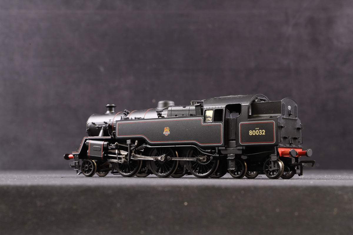 Bachmann OO 32-352 Standard Class 4MT Tank &#39;80032 BR Lined Black Early Emblem