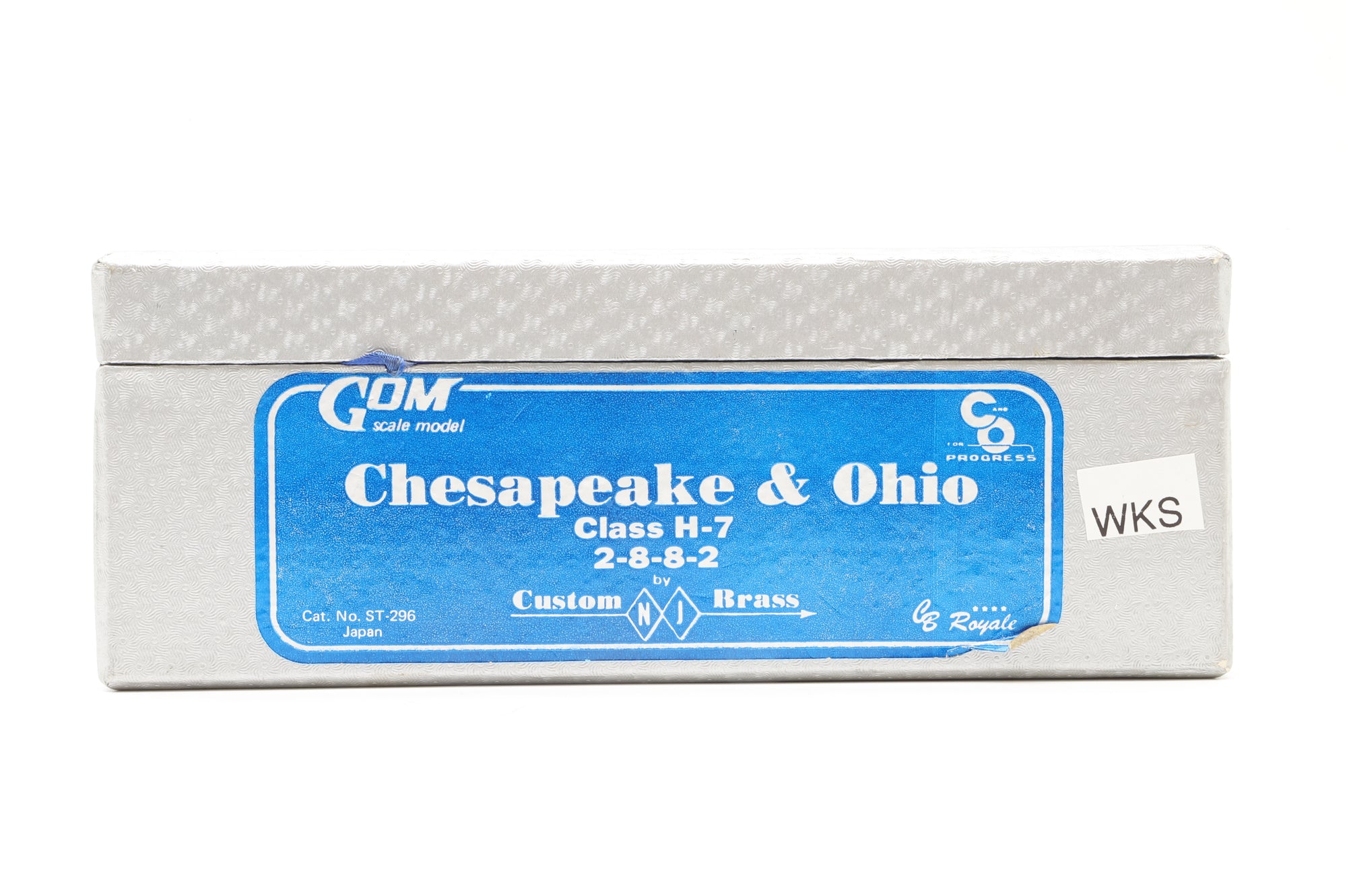 WORKSHOP GDM Scale Models HO BRass ST-296 Chesapeake & Ohio Class H-7 2-8-8-2 Non Runner
