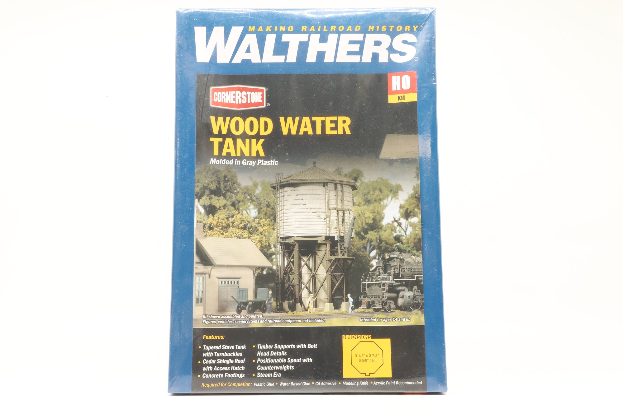 Walthers HO 933-3531 Wood Water Tank Unstarted Kit