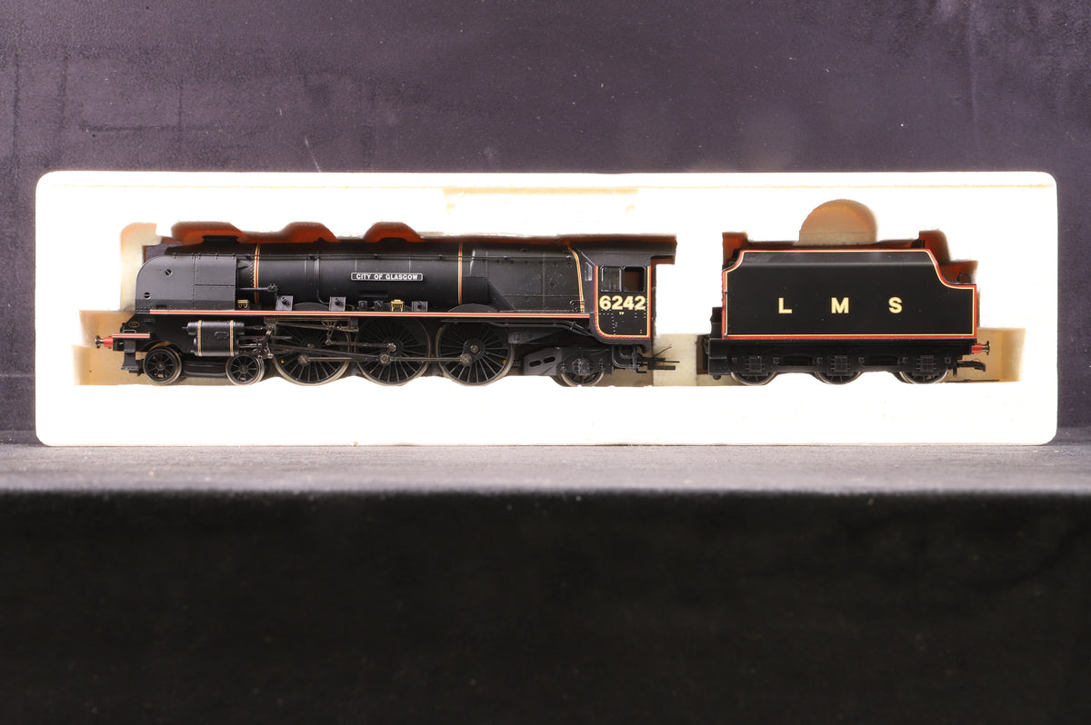 Hornby OO R2311 Duchess Class &#39;6242&#39; &#39;City Of Glasgow&#39; LMS Lined Black