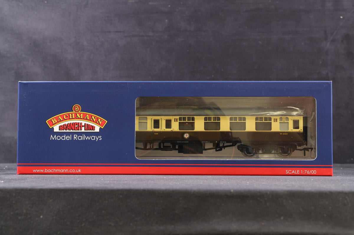 Bachmann OO 39-000G Mk1 &#39;Cornish Riviera&#39;  BR Chocolate &amp; Cream Coach Set Excl. Kernow MRC