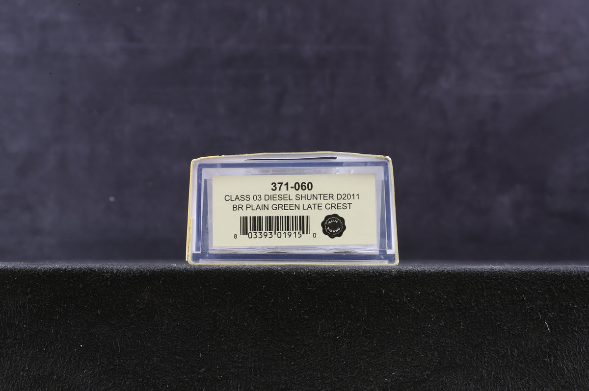 Graham Farish N Gauge 371-060 Class 03 D2011 in BR Green with Late Crests