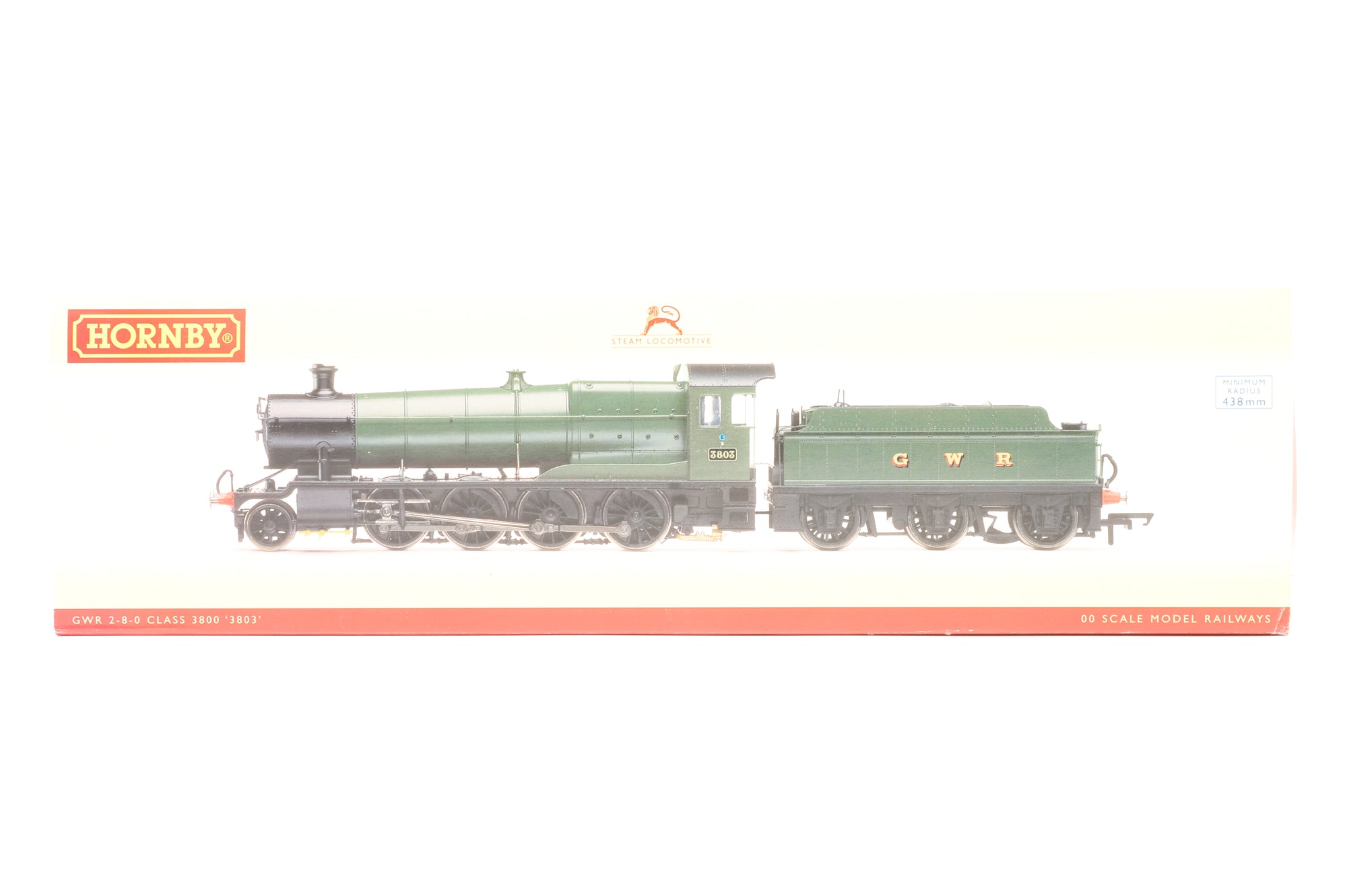 Hornby OO R2918 Class 3800 '3803' 2-8-0 GWR Green