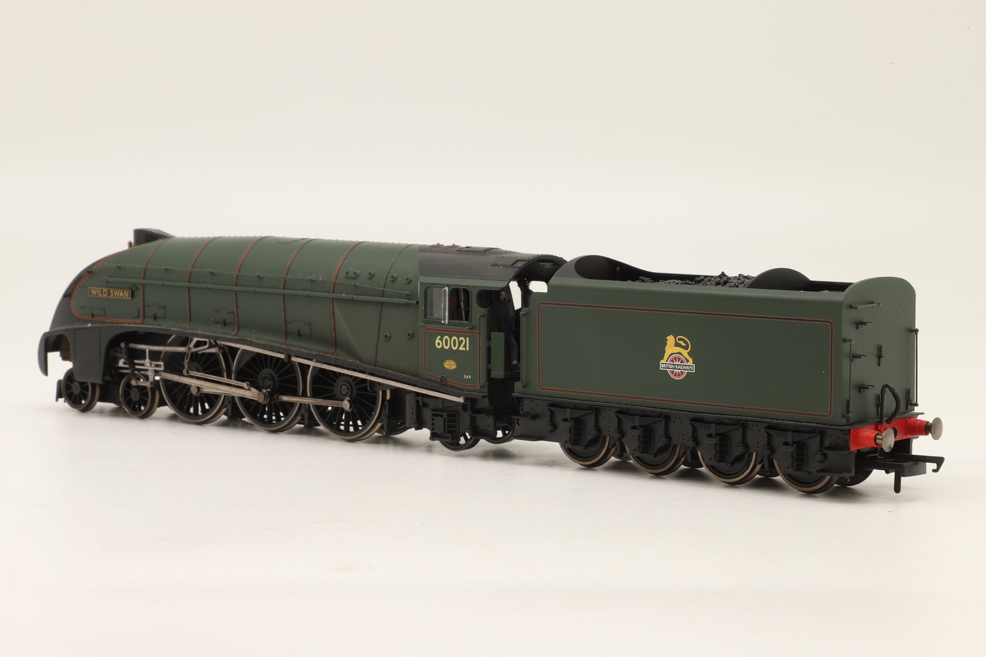 WORKSHOP Hornby OO R2615 Class A4 '60021' 'Wild Swan' BR Lined Green L/C DCC Fitted