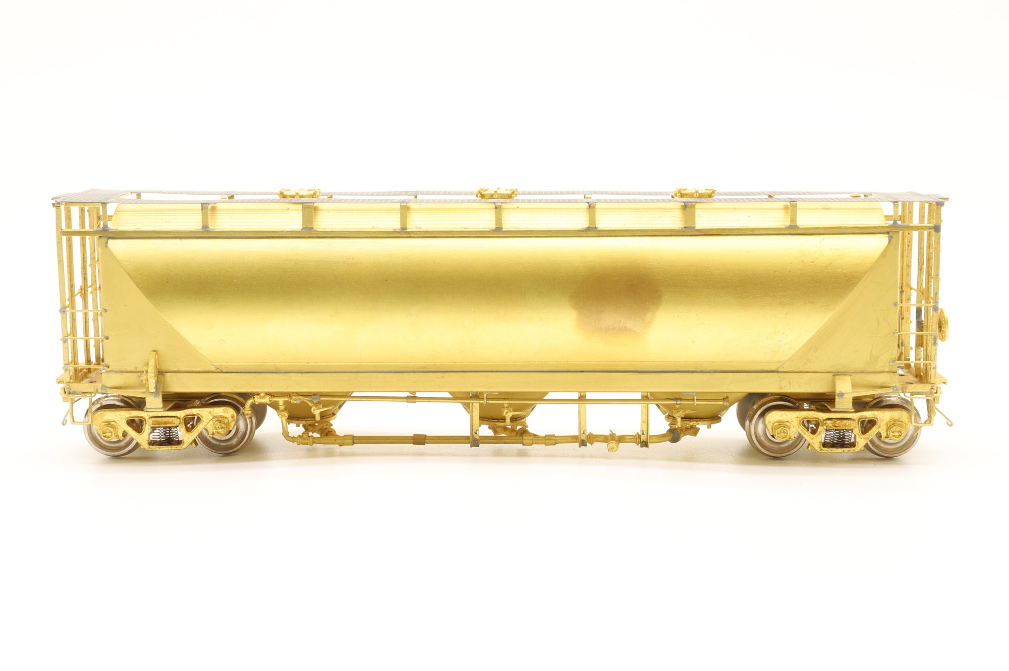 Overland Models HO Brass 3001 NA PD3000 Covered Hopper Unpainted