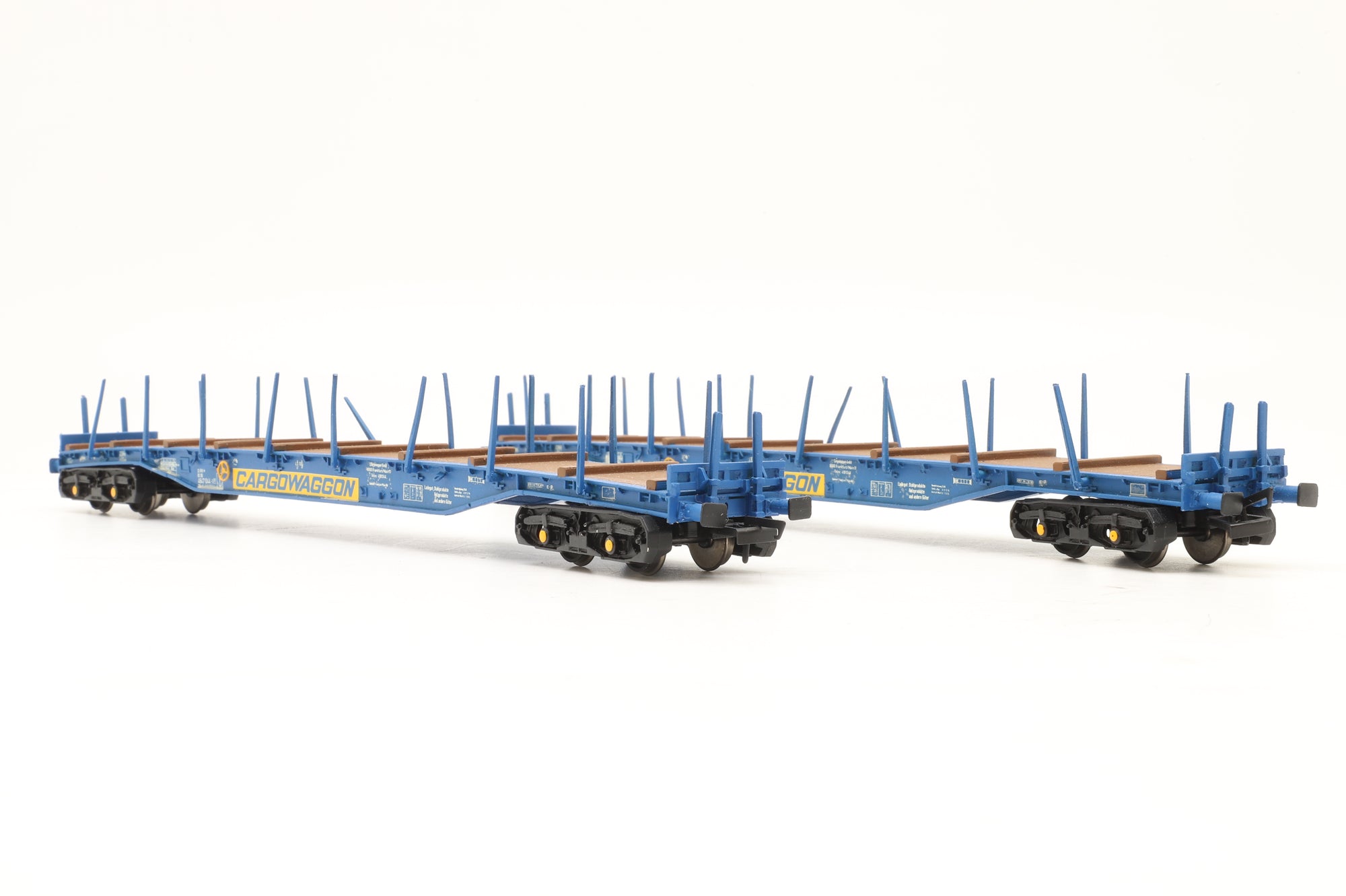 Resin OO Rake Of 2 Cargowaggons
