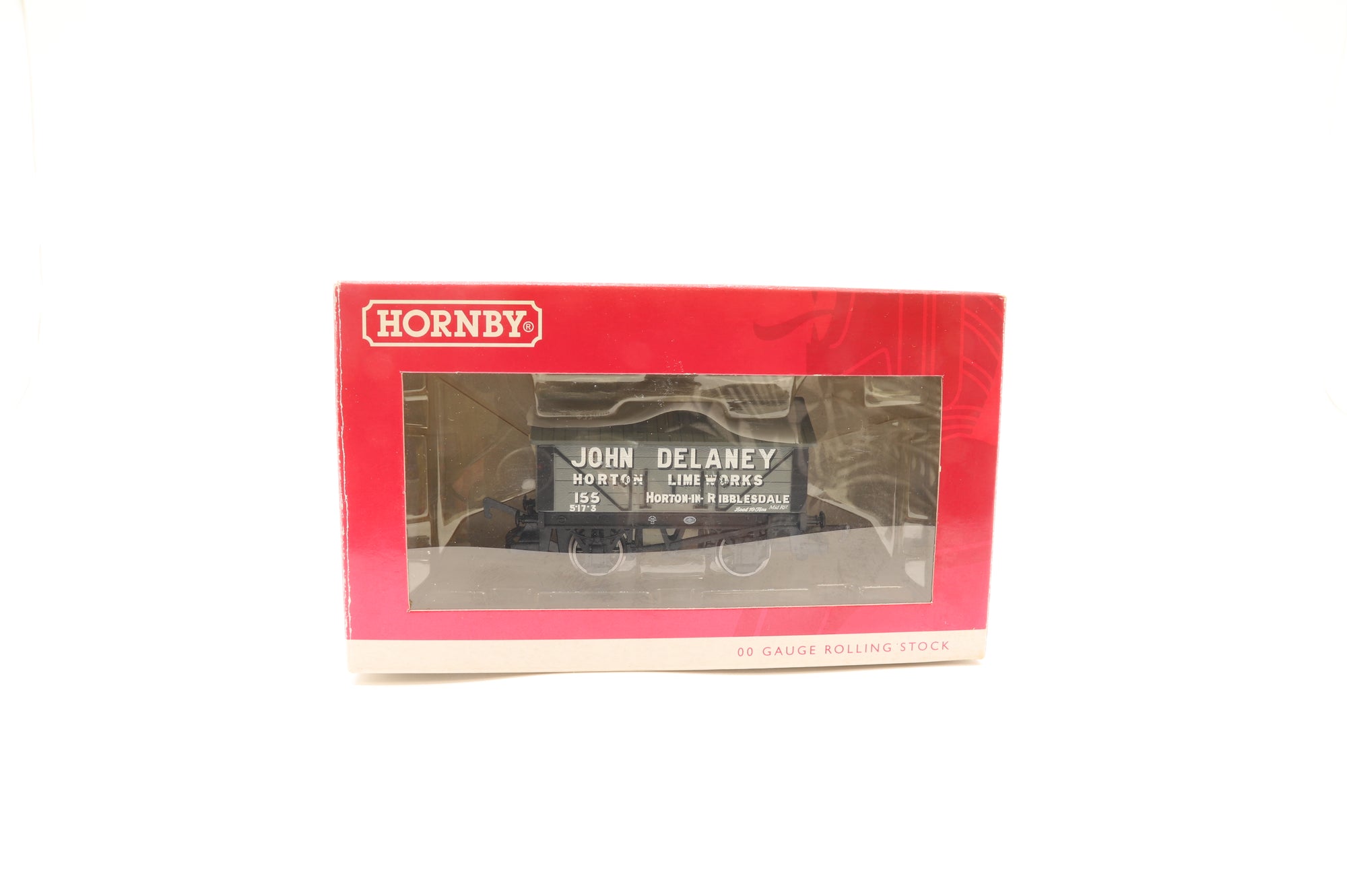 Hornby OO Rake of 4 Lime Wagons 'John Delaney' Inc.R6659