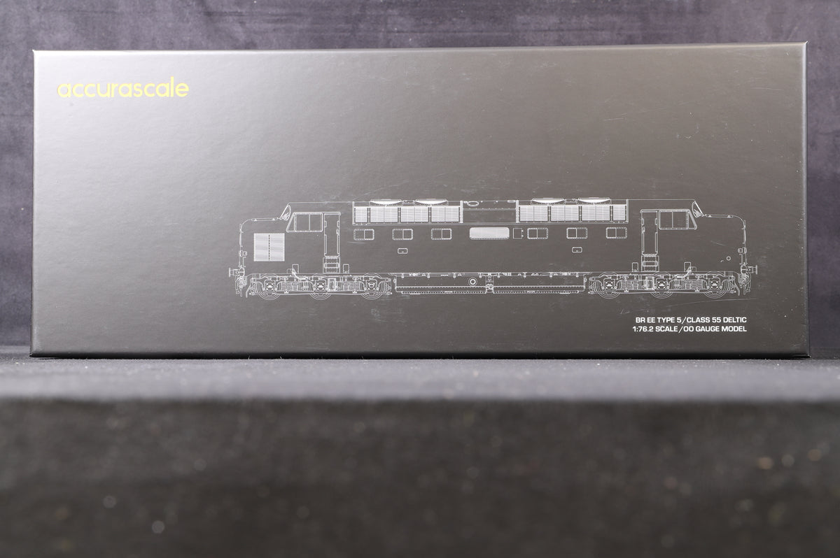 Accurascale OO ACC2791DCC Class 55 Deltic &#39;55004&#39; BR Blue, DCC Sound