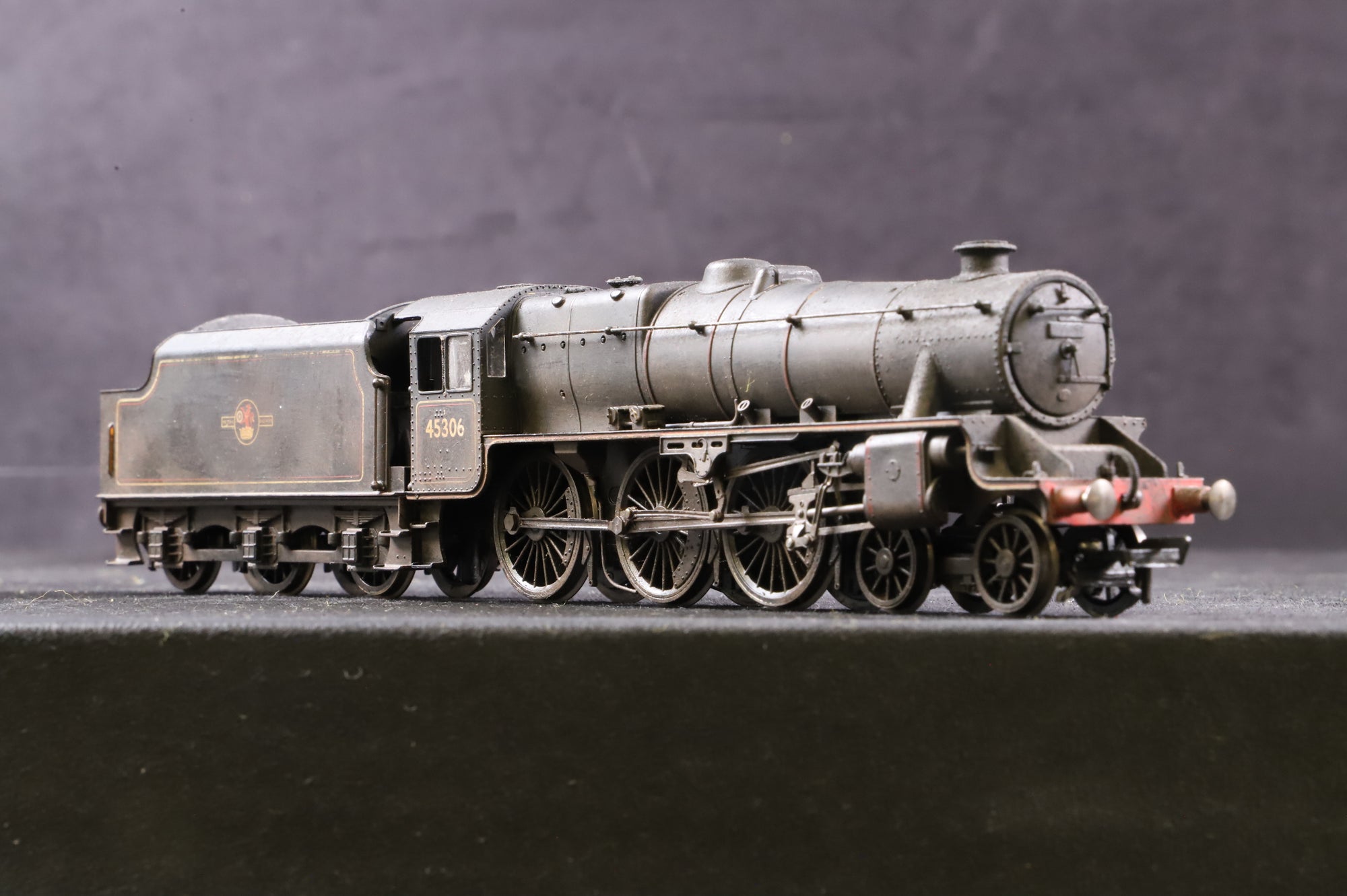 WORKSHOP Hornby OO Class 5 'Black 5' 45406 in Lined BR Black w/ Late Crests - Non Runner - Weathered