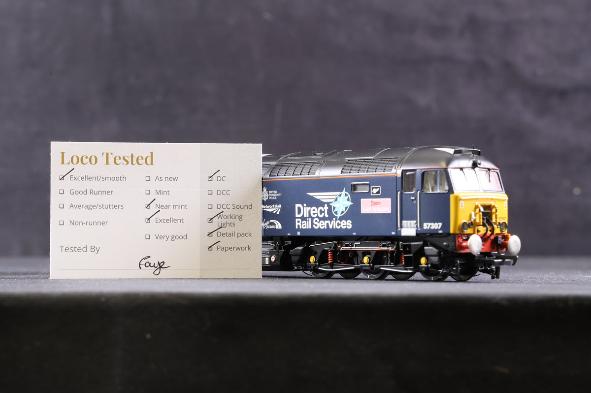 Bachmann OO 32-763K Class 57 &#39;57307&#39; &#39;Lady Penelope&#39; DRS &#39;Cable Thieves: We&#39;re Watching You&#39; Excl. Collectors Club, Ltd Ed 359/ 504