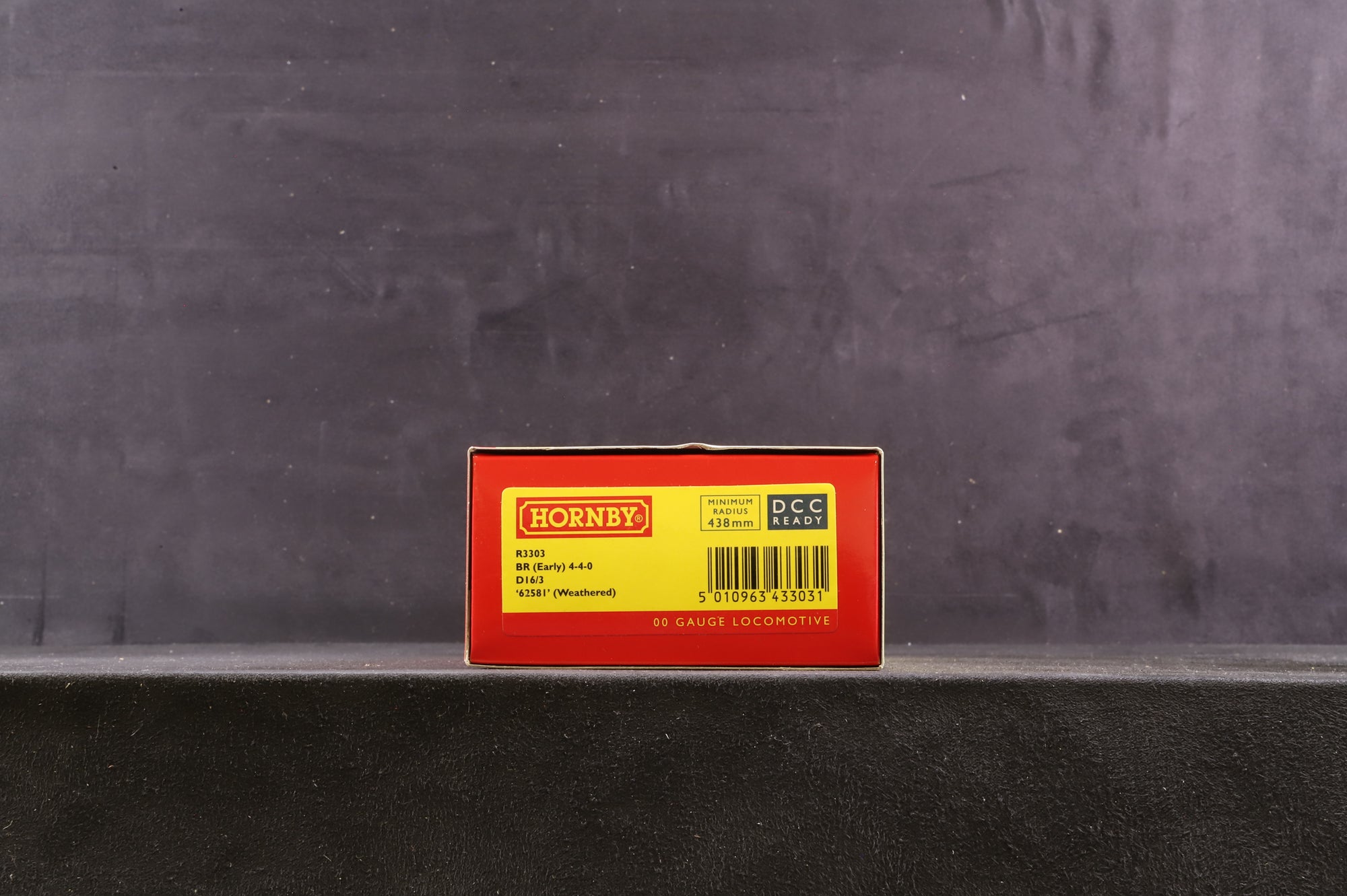 Hornby OO R3303 Class D16/3 '62581' BR Black E/C, Weathered