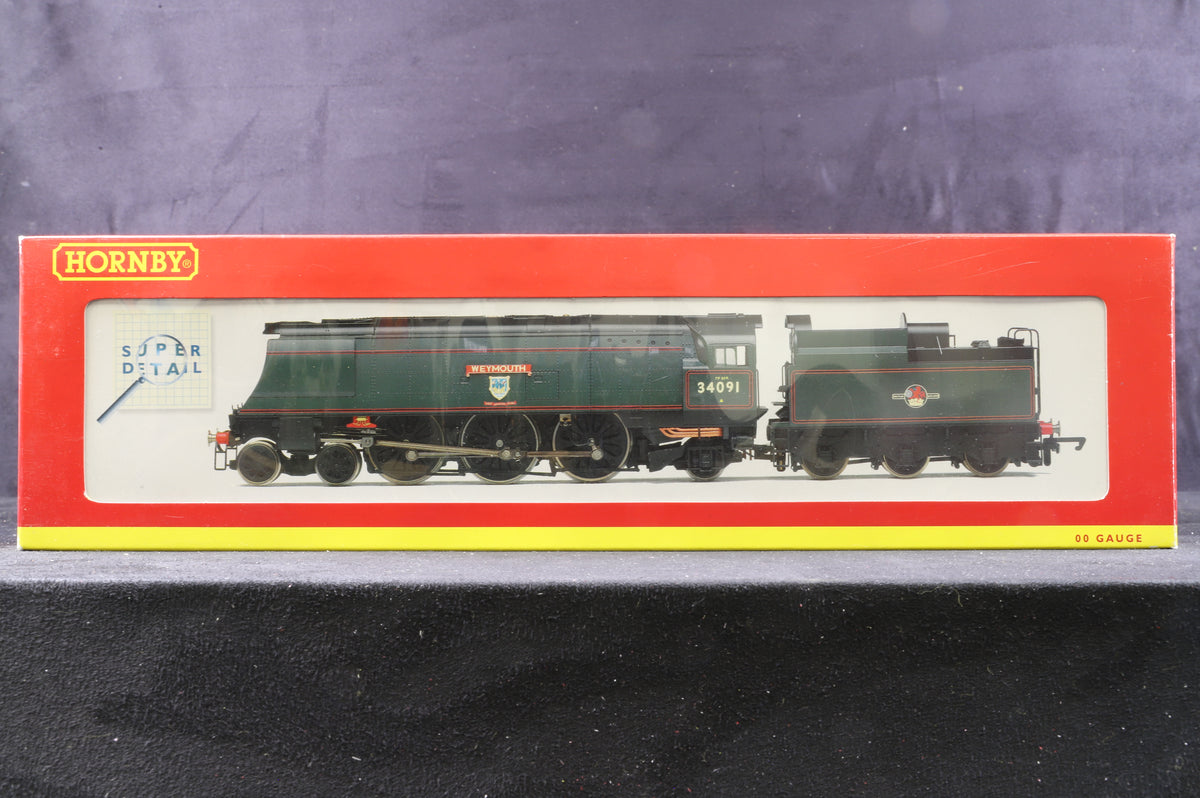 Hornby OO R2282 BR 4-6-2 West Country Class &#39;Weymouth&#39;