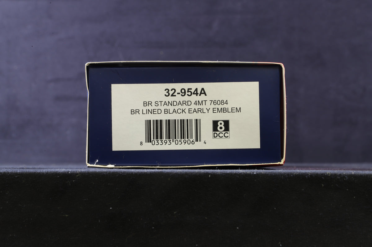 Bachmann OO 32-954A BR Standard 4MT &#39;76084&#39; BR Lined Black E/C