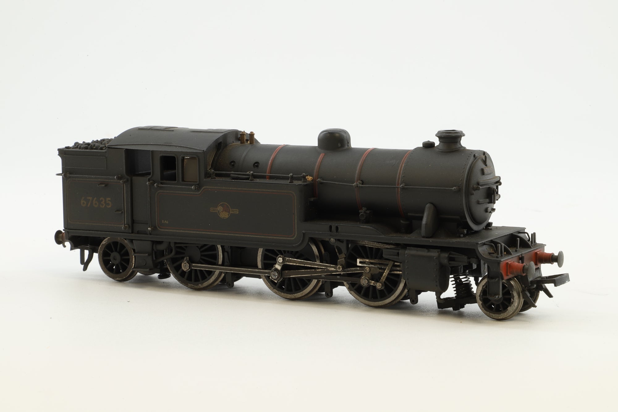 WORKSHOP Bachmann OO 31-613 V3 Tank '67628' BR Lined Black L/C Straight Bunker Weathered