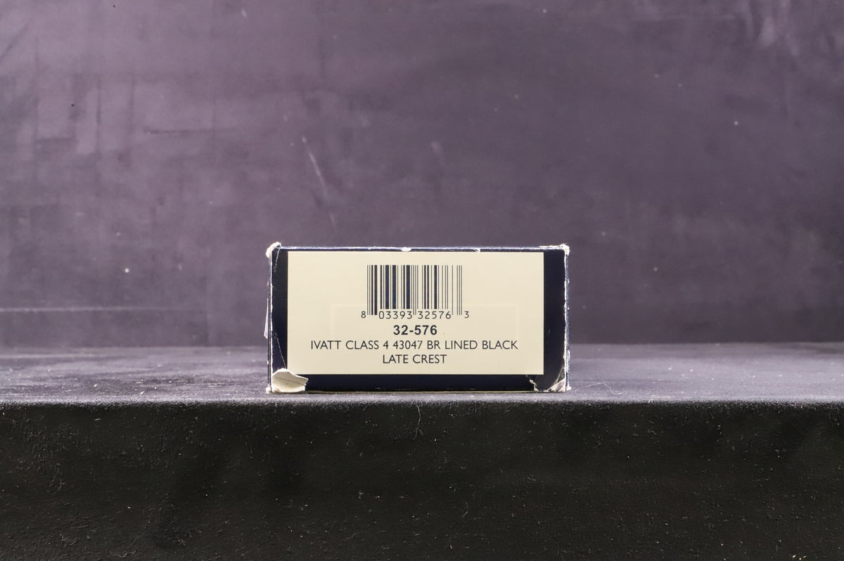 Bachmann OO 32-576 Ivatt Class 4 &#39;43047&#39; BR Lined Black L/C