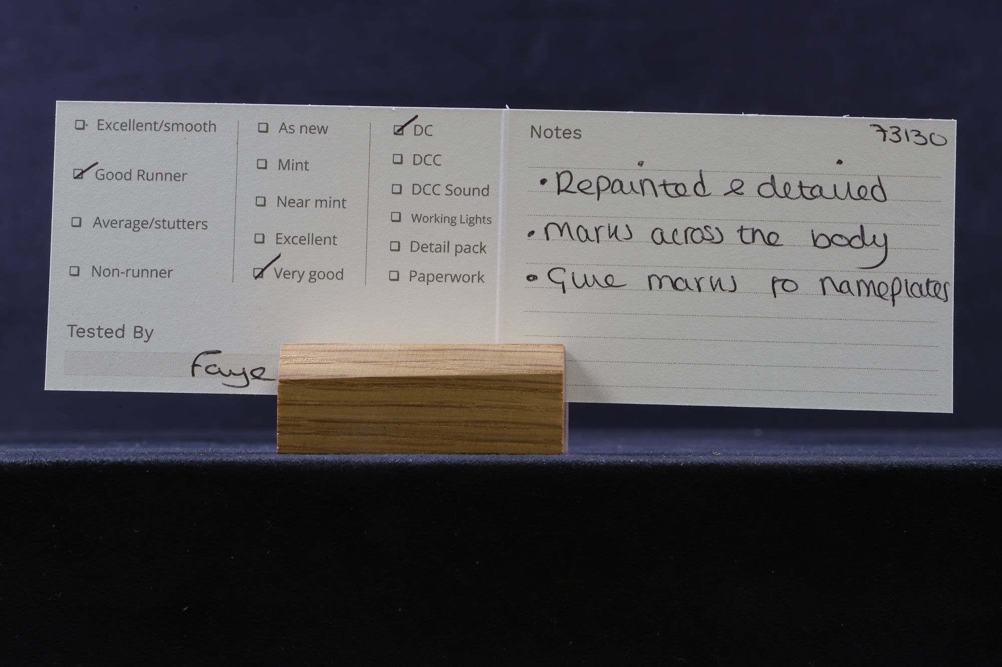 Hornby OO Class 73 '73130' Triple Grey Livery Repainted & Detailed