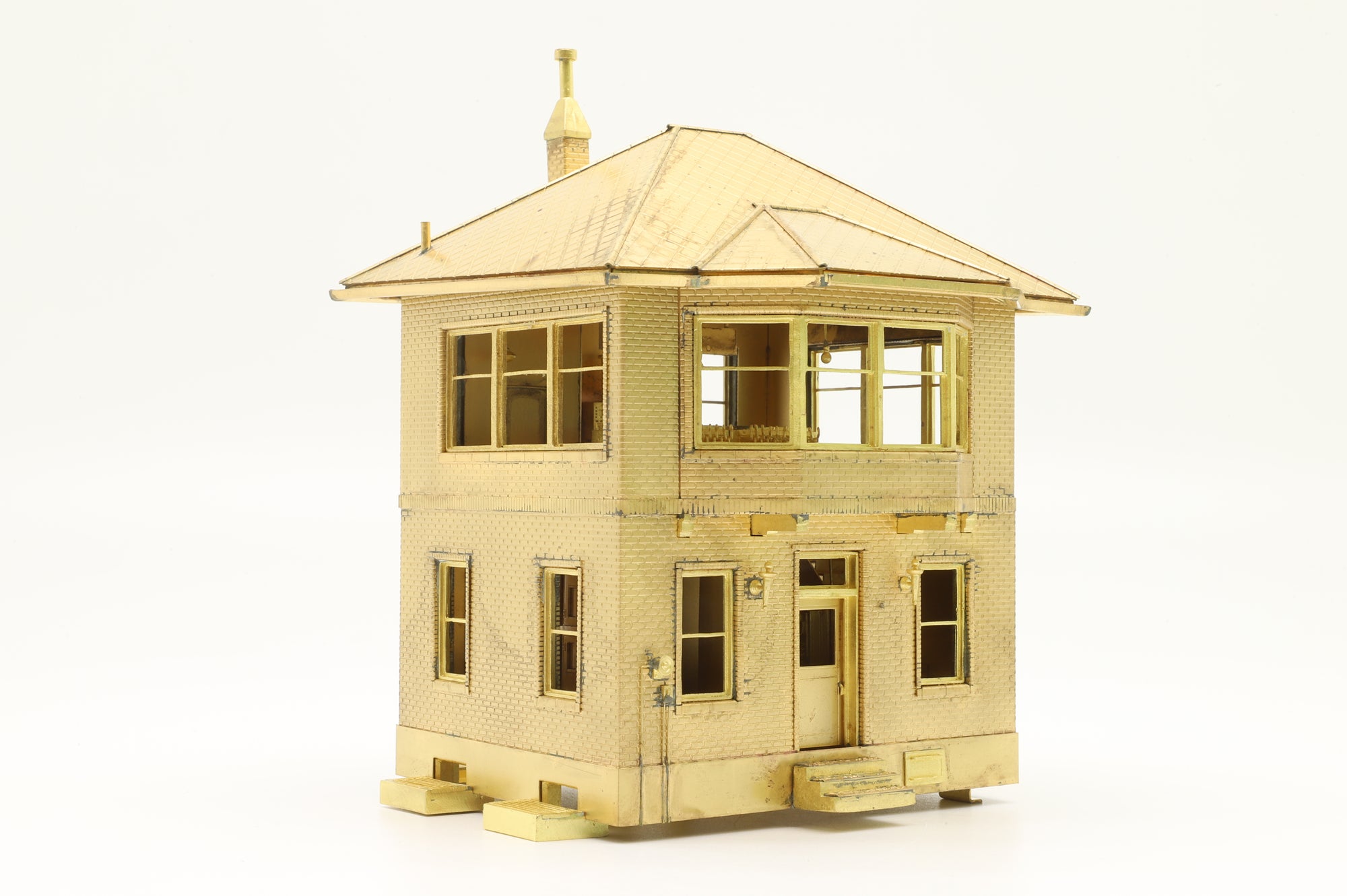 Overland Models/Cheyenne Industries HO OMI-3489 UP Tower A, Unpainted Brass