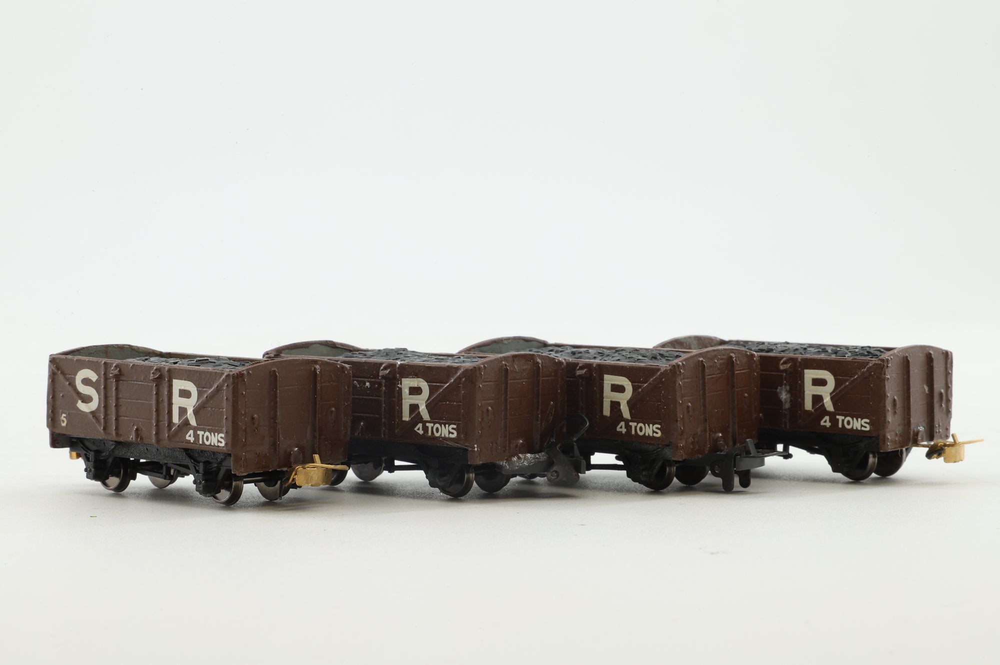 Peco 009 Rake of 4 GR-200U SR Open Wagons