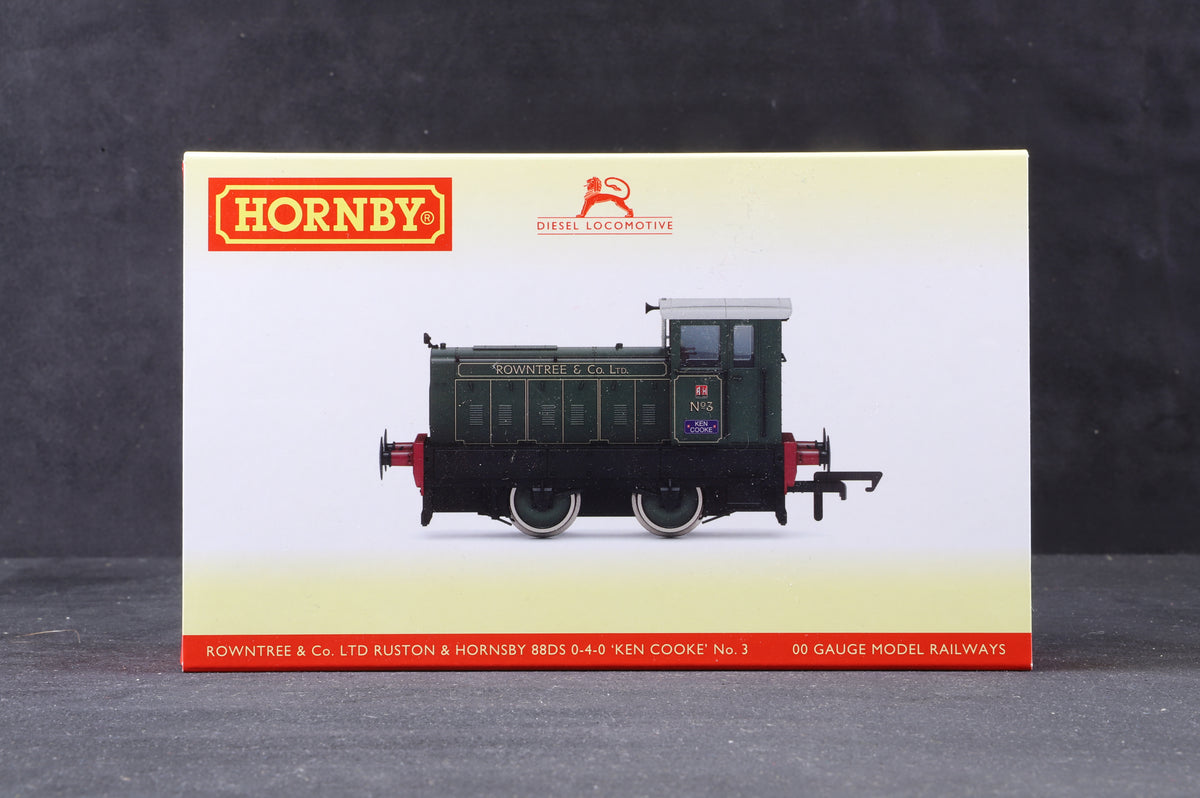 Hornby OO R3895 Rowntree &amp; Co. Ltd Ruston &amp; Hornsby 88DS 0-4-0 &#39;Ken Cooke&#39; No.3