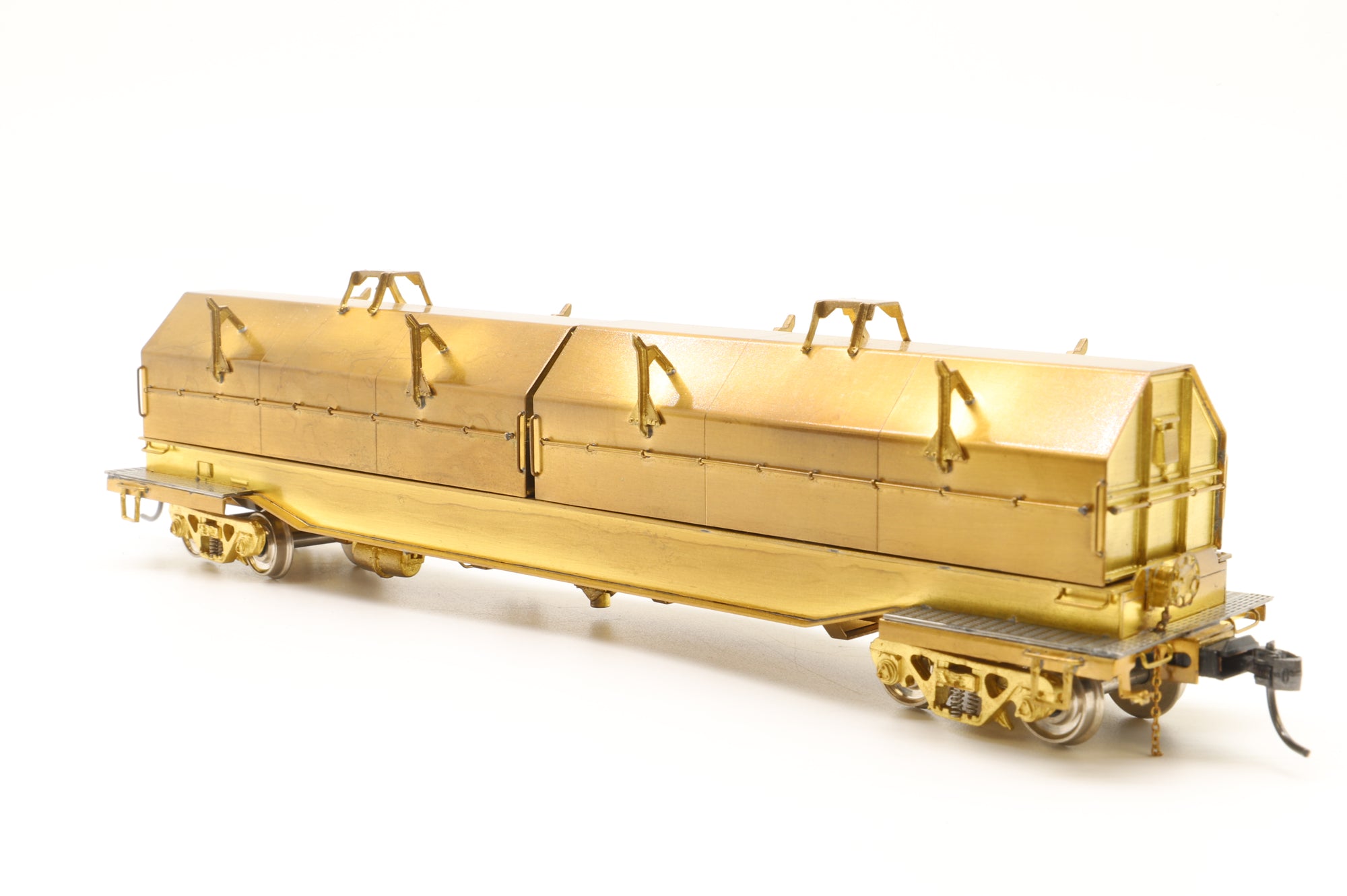 Overland Models HO Brass 1389 Evans Steel Coil Car Type II Unpainted