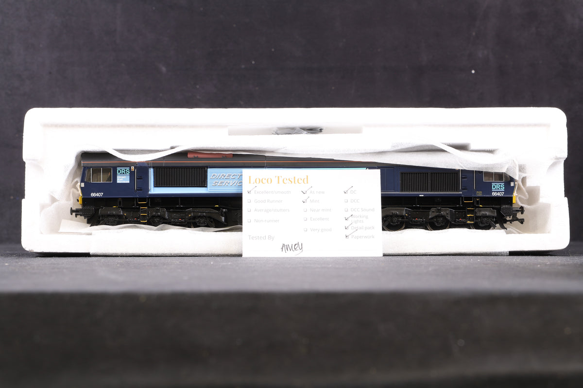 Bachmann OO 32-731 Class 66 &#39;66407&#39; Direct Rail Services