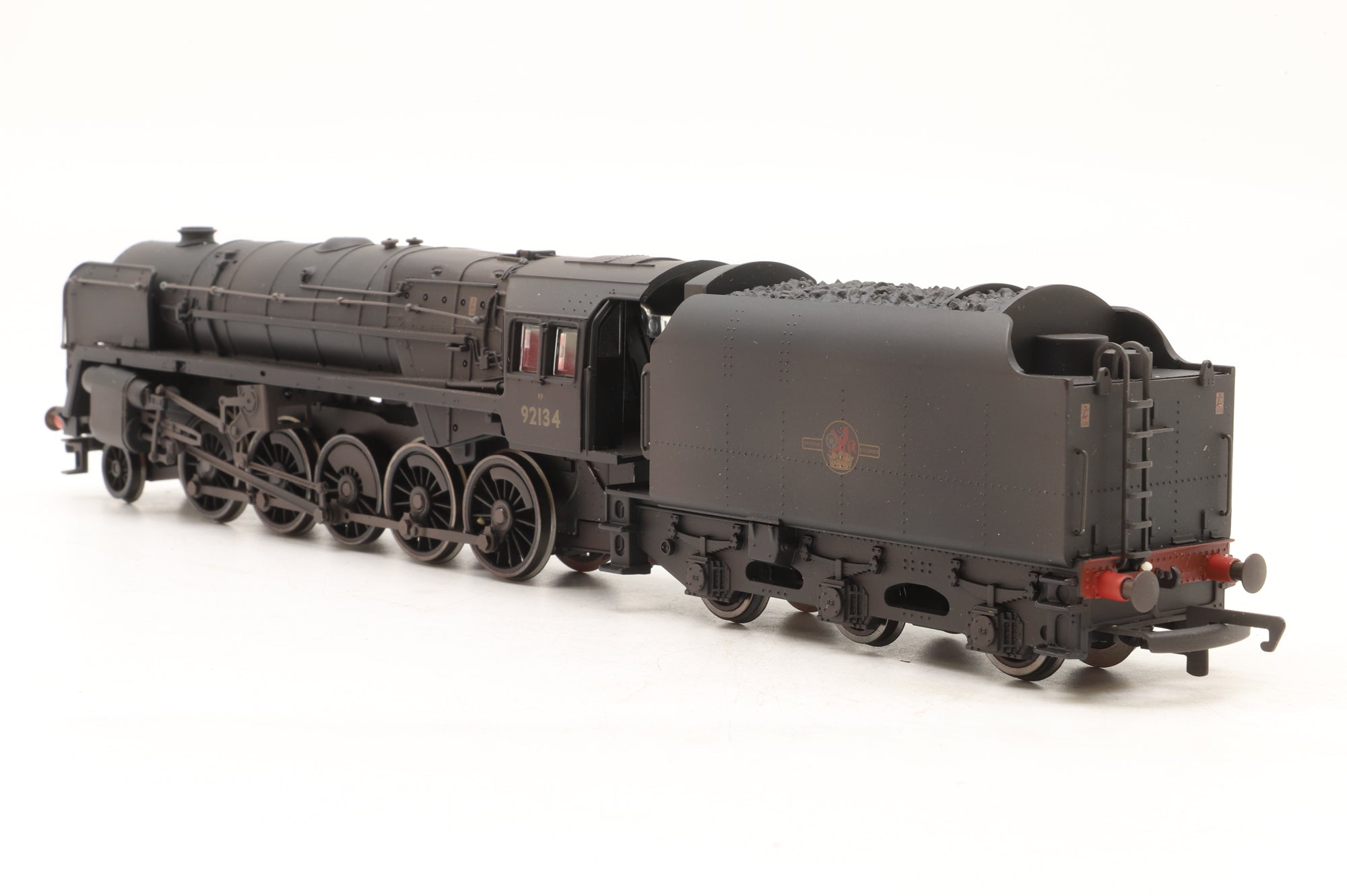 Hornby OO R2200A Class 9F '92134' BR Black L/C Weathered